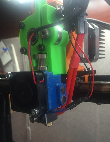 Updated E3Dv6 Shroud and 40 mm Duct w/ Magnetic Coupler 3D Print 89161