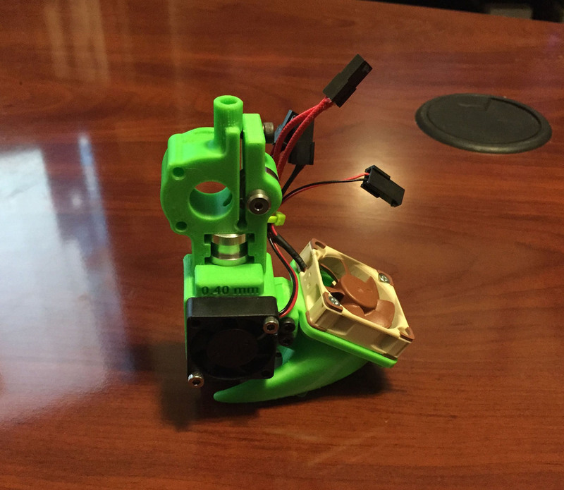 E3D v5 Dual Duct Assembly for Makergear M2 - UPDATED