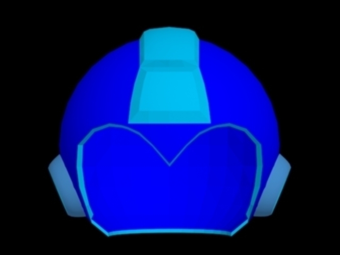 Megaman/Rockman helm 3D Print 89296