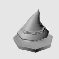 Small Witch hat token 3D Printing 89301