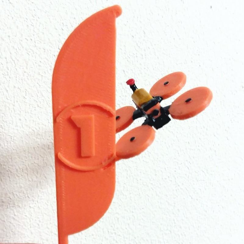 SCALE DRONE FPV RACER (DIORAMA)