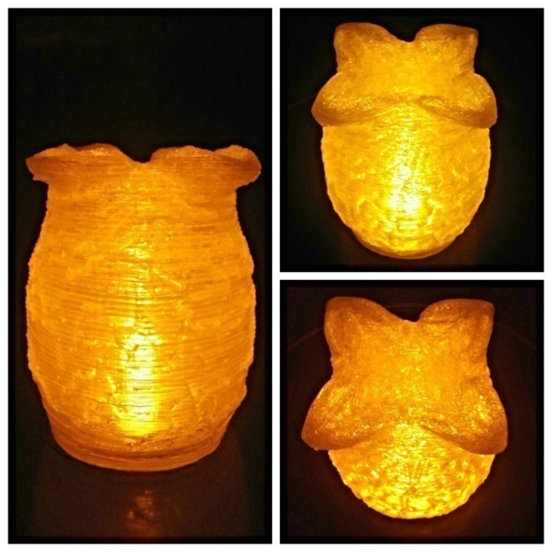 Alien Egg Open Candle Cover Light - Supports Included