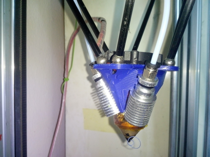 Kossel800 Diamond hotend effector