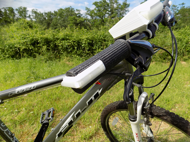 Crystal Bike Handle with integrated Blinker/Indicator 3D Print 89507