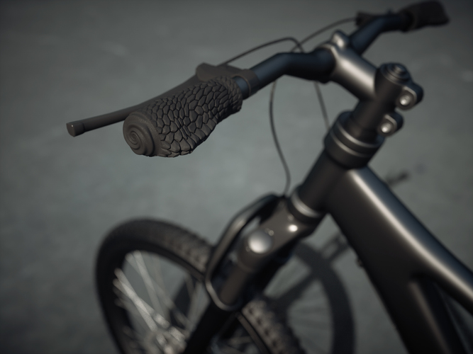 Squama bicycle handlebar - grip 3D Print 89571