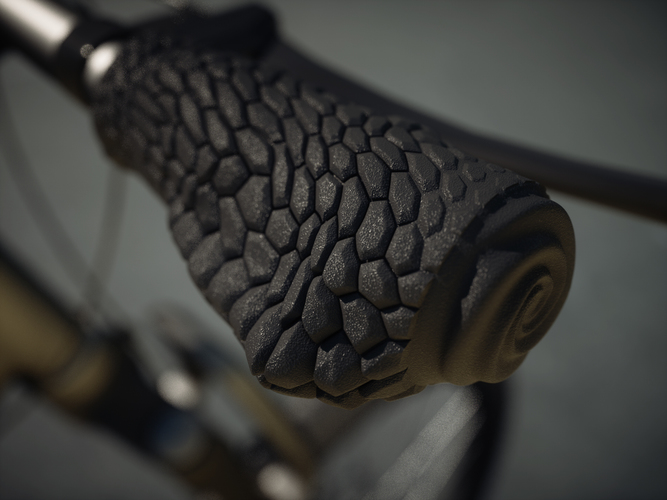 Squama bicycle handlebar - grip 3D Print 89573