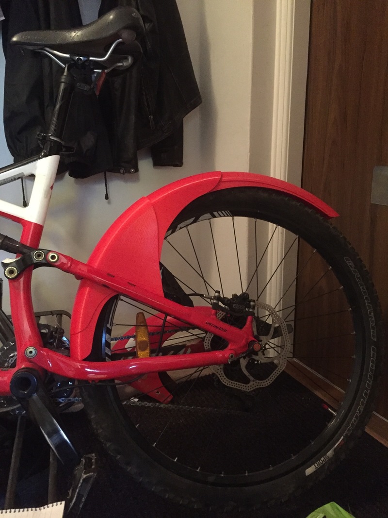 Rear Fender for MTB (Extendable/Retractable) - Pinshape