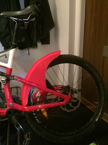 Rear Fender for MTB (Extendable/Retractable) 3D Print 89612