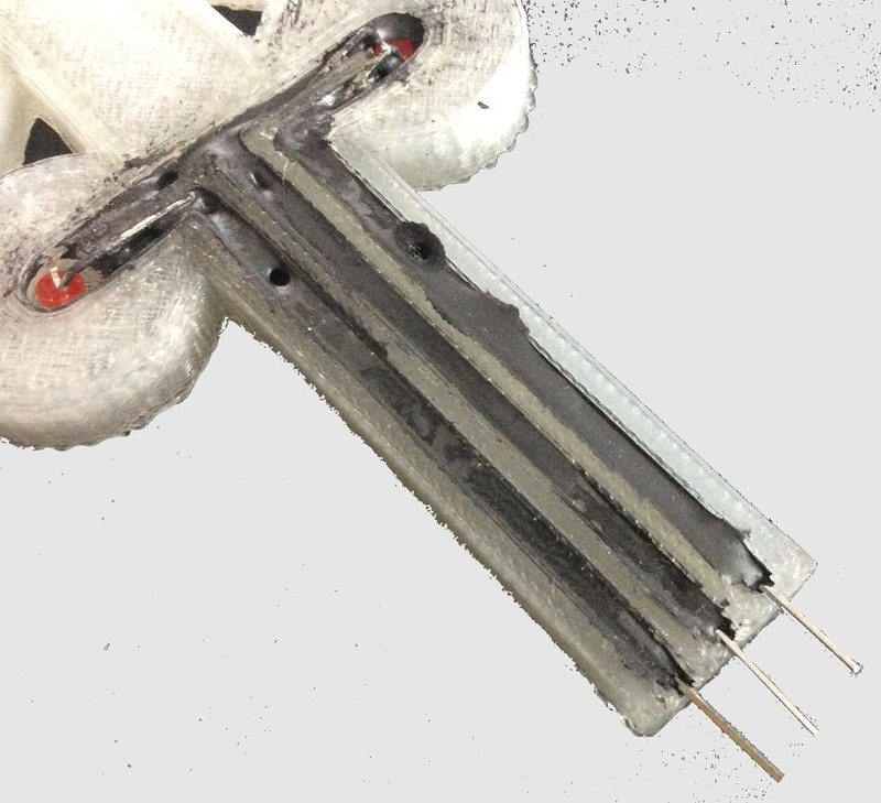 3D Printed Conductive Circuit - Train Crossing