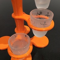 Spiral egg/shot-glass stand  - Thumbnail 3