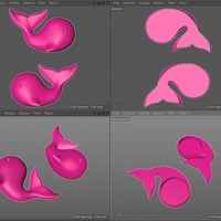 'Pinksie the Whale' Cufflinks - Thumbnail 3