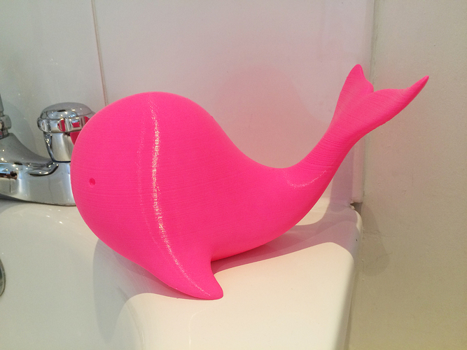 Pinksie the Whale© 3D Print 89790