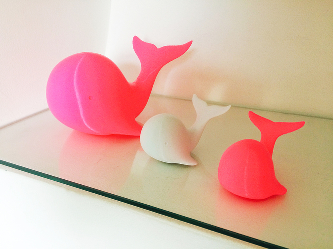 Pinksie the Whale© 3D Print 89792