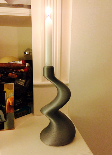 Candle stand - wave design