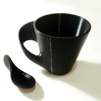 Small Espresso cup and sugar spoon 3D Printing 89816