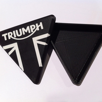 Small Triumph Motorcycle branded trinket box 3D Printing 89824