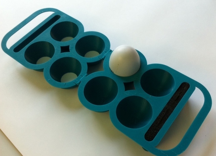Musicians shaker egg and plectrum case 3D Print 89863