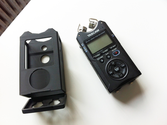 Tascam DR-40 Portable MP3 Recorder CASE 3D Print 89865