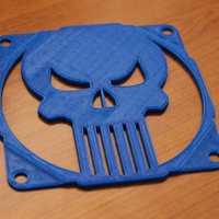 The punisher skull fan grill 120mm - griglia ventola teschio - Thumbnail 2