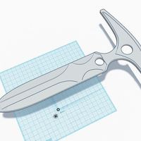 Small Mangalore Dagger (The Fifth Element) 3D Printing 90130