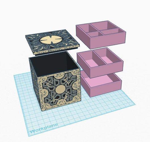 Hellraiser Jewelry Box (Lament Configuration) 3D Print 90134