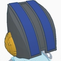 Small The Fifth Element Police Helmet 3D Printing 90163