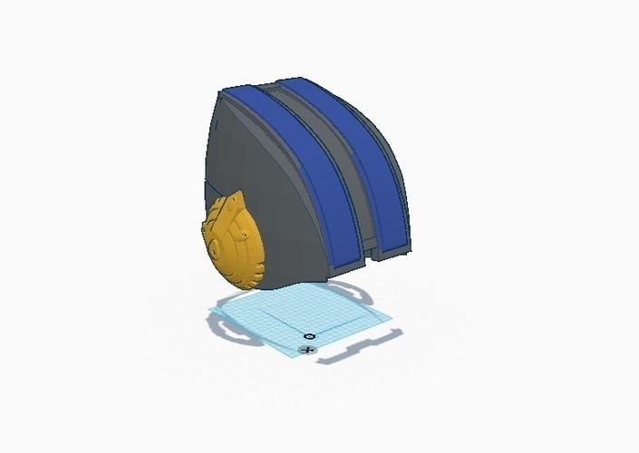 The Fifth Element Police Helmet 3D Print 90164