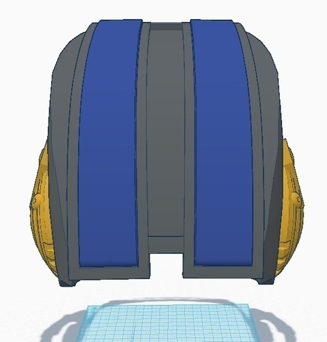 The Fifth Element Police Helmet 3D Print 90167