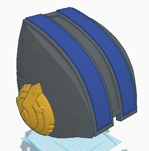 The Fifth Element Police Helmet 3D Print 90171