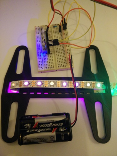 Programmable bike wheel led strip 3D Print 90173