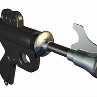 Small Buck Rogers XZ-31 Rocket Gun 3D Printing 90187