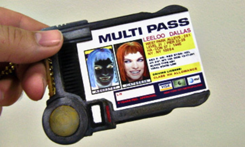 MultiPass Mold (From The Fifth Element) 3D Print 90216