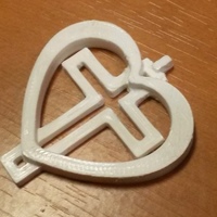 Cross In Heart Pendant - Thumbnail 3