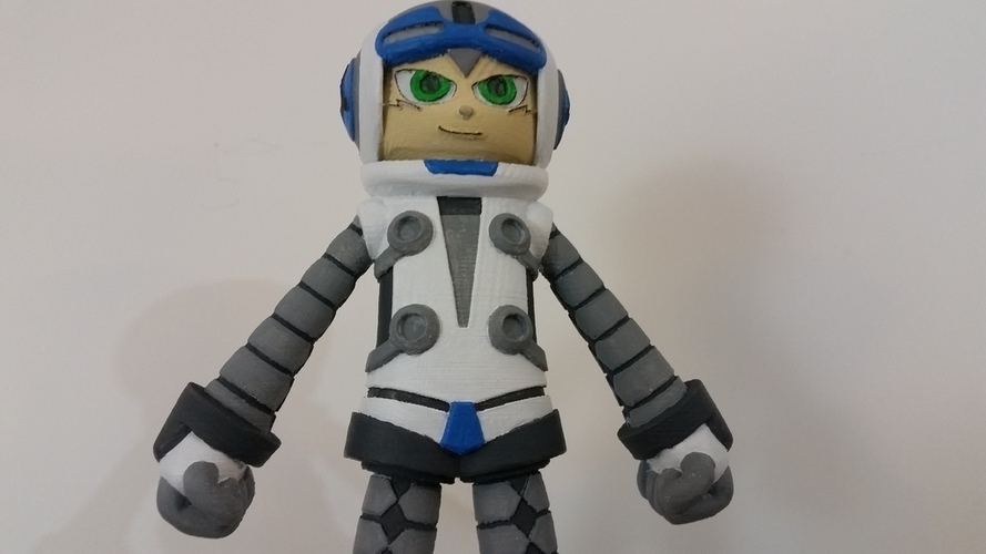 Beck From Mighty No 9 3D Print 90274