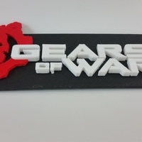 Gears of War 4 Logo Plate - Thumbnail 2