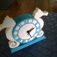 Seahorse Clock - Thumbnail 2