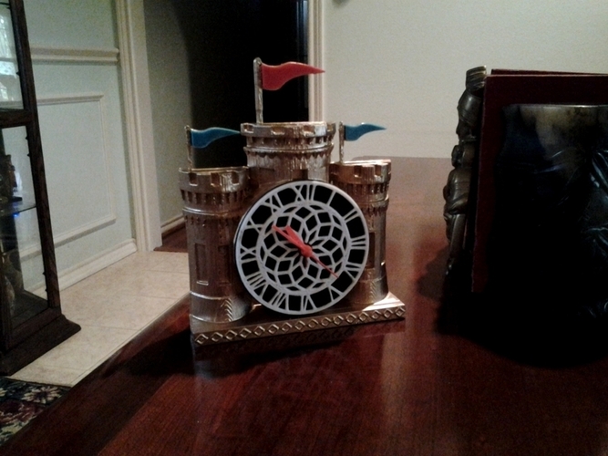 Castle Clock 3D Print 90305