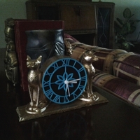 Egyptian Cat Clock - Thumbnail 2