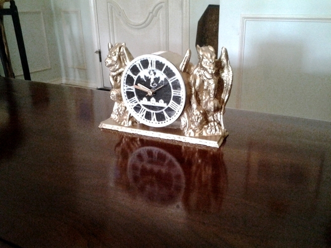 Gargoyle Clock 3D Print 90322