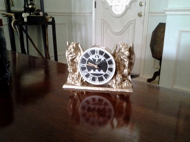 Gargoyle Clock 3D Print 90323