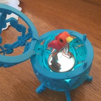 Bird in Cage ( Quilling style ) - Thumbnail 3