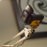 Small Logitech c920 Webcam Mount for IKEA Tertial Lamp 3D Printing 90385