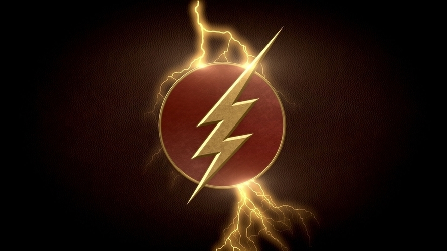 The CW Flash logo 3D Print 90582