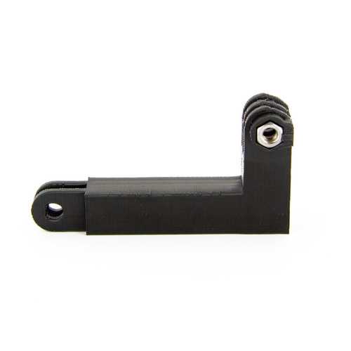 GoPro Action Camera Extension pieces (short, long, bent) 3D Print 90636