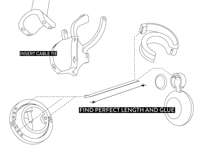 Bicyclops : animatronics bicycle control 3D Print 90840