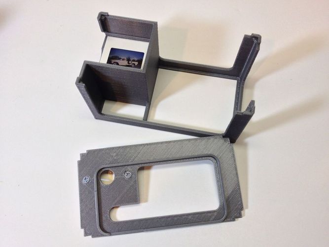 35mm Slide Copy Stand for Smart Phones 3D Print 90853