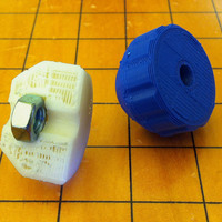 Knob with Encased Hex Nut - Thumbnail 2