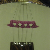 5 string banjo bridge and thumb pick - Thumbnail 3