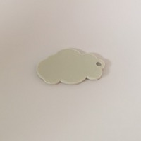 Small Cloud Keychain 3D Printing 90919