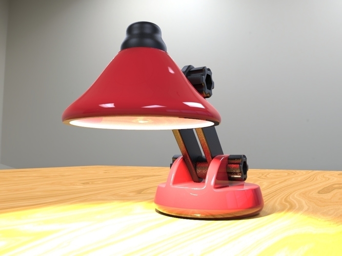 Little LED Desk Lamp 3D Print 90976